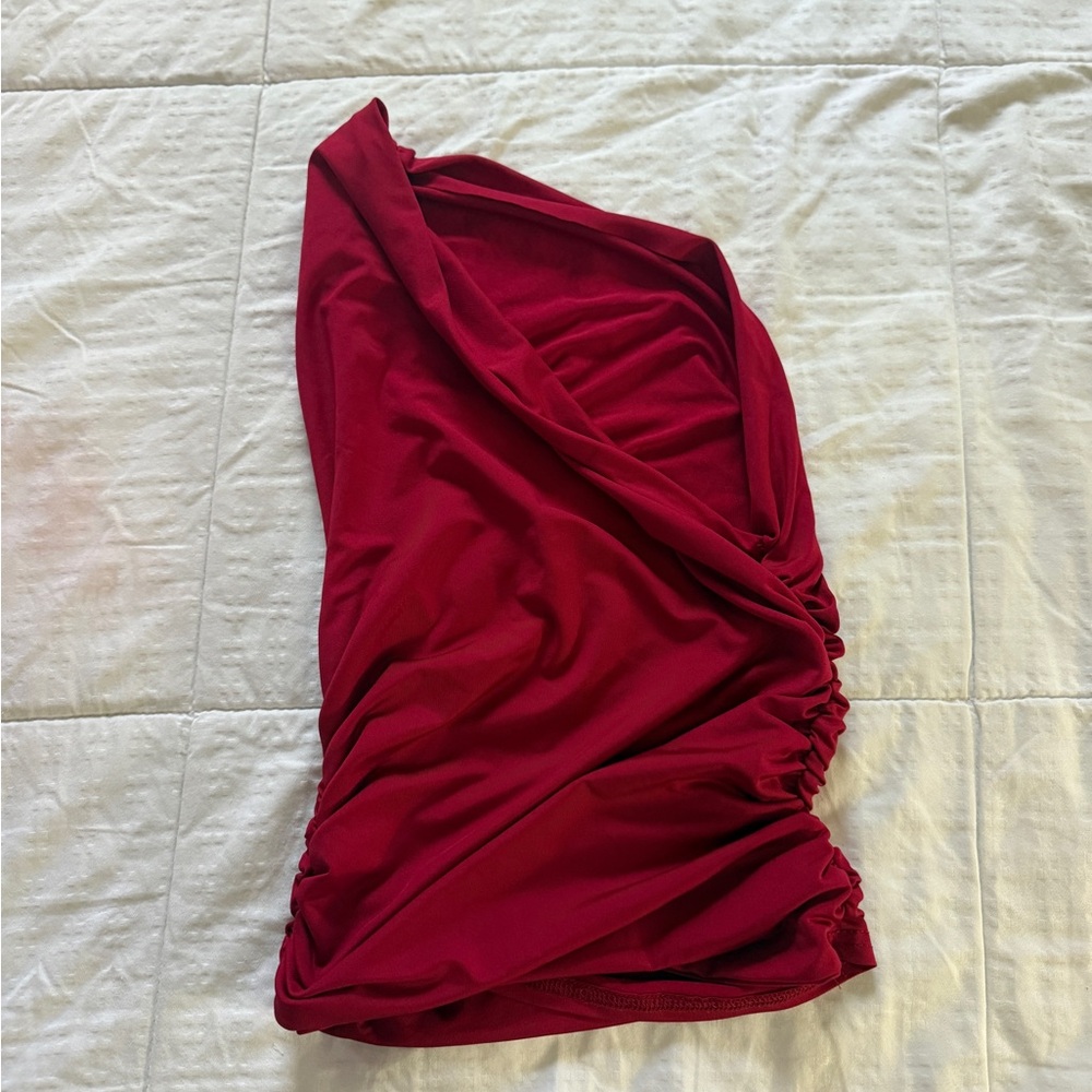 Elegant Red Women's Skirt